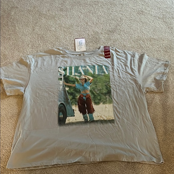 Shania Graphic Tee in Gray XL - Picture 1 of 6